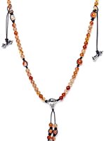 Necklace Tamashii Mudra in Semiprecious stones Sodalite NHS1500-19